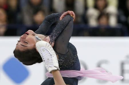 Figure Skating - ISU World Championships 2017 - Ladies Free Skating - Helsinki, Finland - 31/3/17 - Evgenia Medvedeva of Russia competes. REUTERS/Grigory Dukor