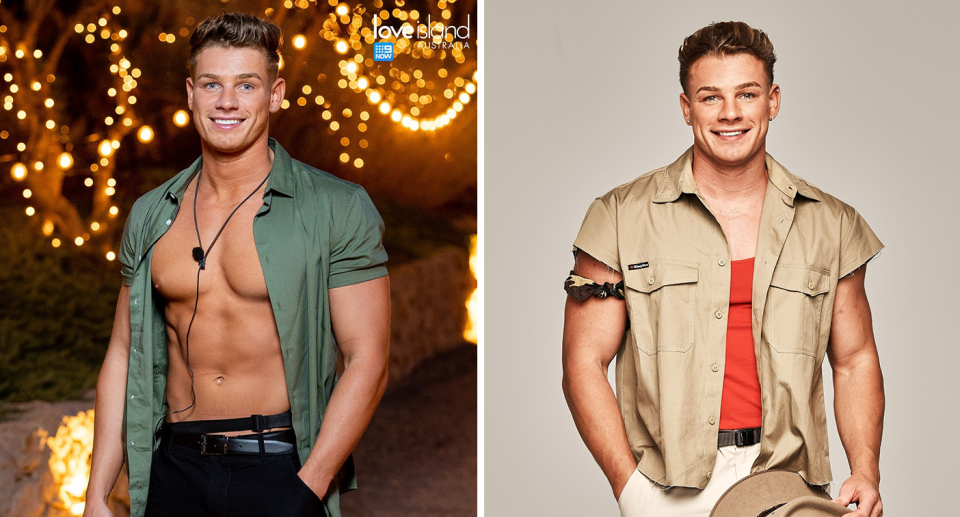 Love Island Australia's Callum Hole / Callum on I'm A Celebrity.