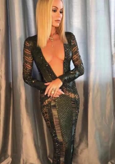 Amanda Holden Britain's Got Talent stripper dress