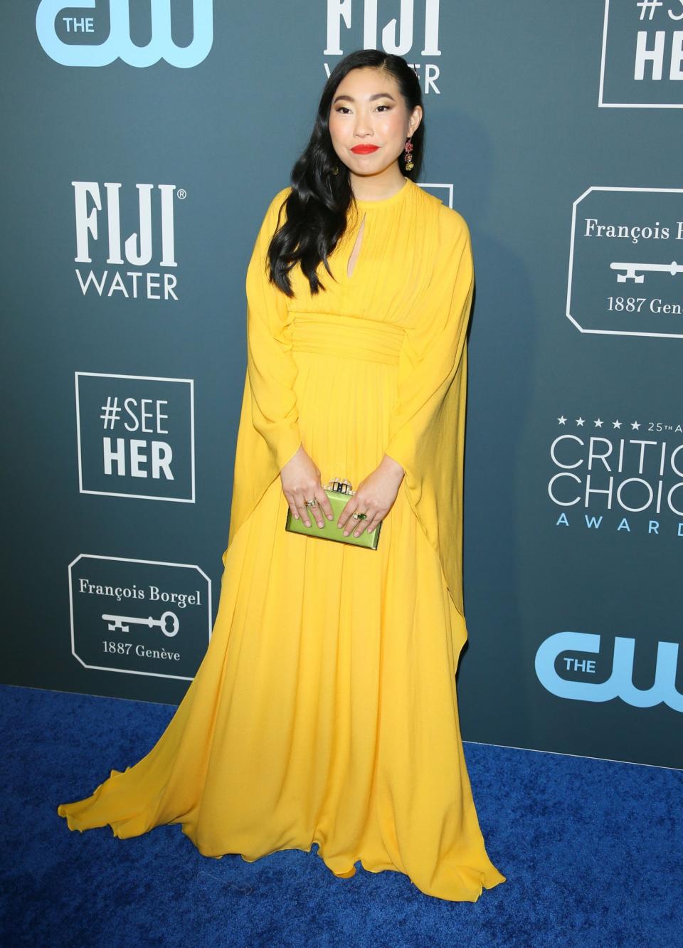 Awkwafina has been invited to join the Academy (AFP via Getty Images)