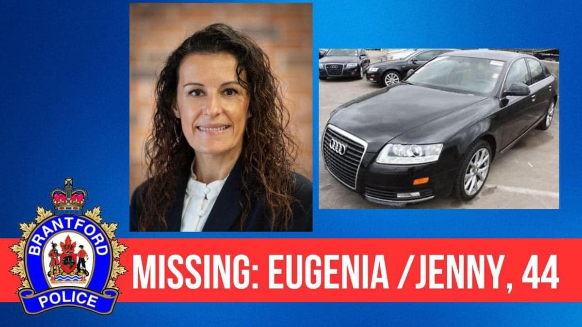 The Brantford Police Service issued a missing-person alert of Eugenia/Jenny on Monday, and family and friends identified her as Eugenia (Jenny) Da Silva. She was found on Wednesday evening and is now safe at home with family. (Brantford Police Service - image credit)