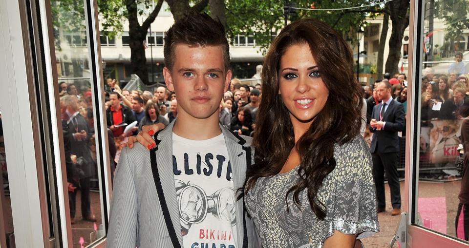 Bianca Gascoigne's brother Regan took the 'Knocked Up' photo for her. (Getty Images)