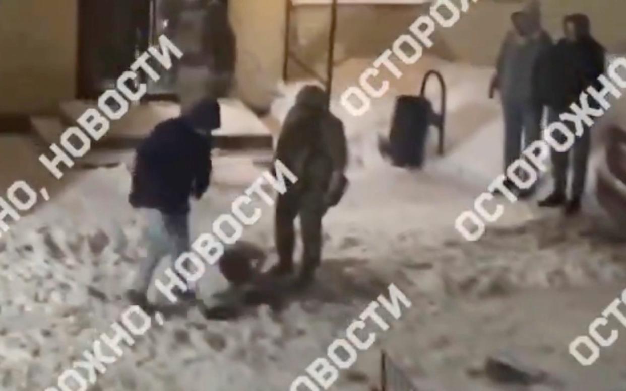 Security forces raided the Typography cultural centre in Tula, where a party about 'openness and sexuality' was taking place. One of the participants was taken out and kicked in the head