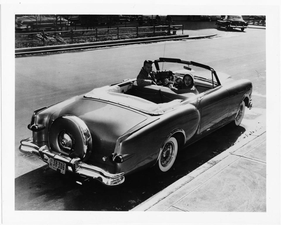 car from packard motor car assembly plant in detroit