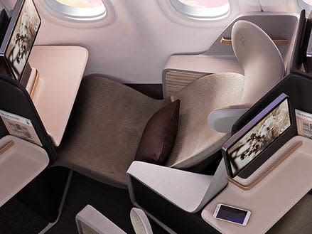 Factorydesign ACCESS business class seat.