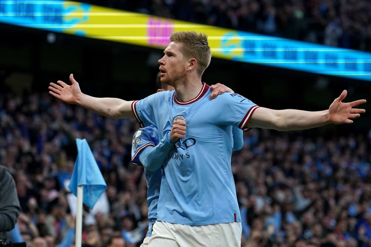 Kevin De Bruyne was simply outstanding for Man City   (PA)