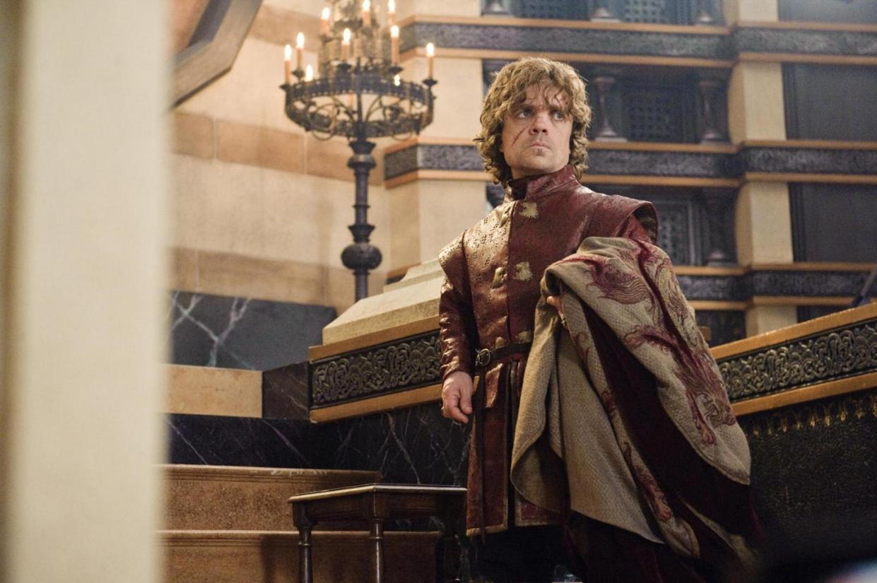 Peter Dinklage como Tyrion Lannister en 'Juego de Tronos'. <a href="https://www.filmaffinity.com/es/filmimages.php?movie_id=874956" rel="nofollow noopener" target="_blank" data-ylk="slk:FilmAffinity;elm:context_link;itc:0;sec:content-canvas" class="link ">FilmAffinity</a>