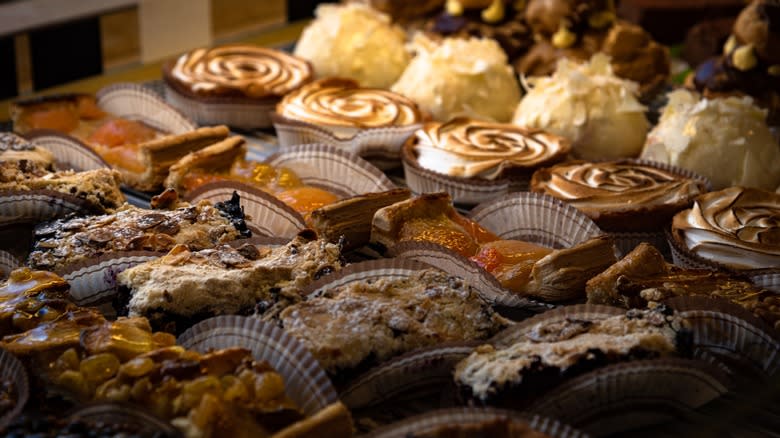 assorted French pastries