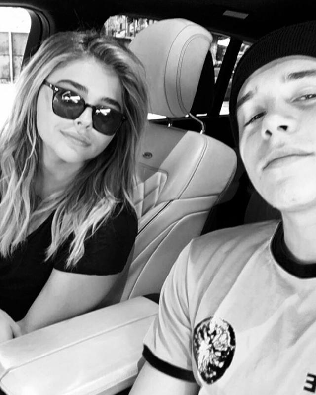 Brooklyn Beckham drops off his girlfriend Chloe Grace Moretz at