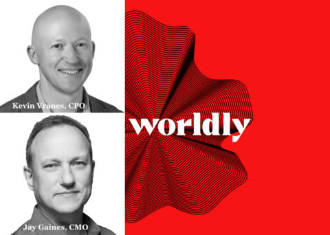 As Worldly advances its growth initiatives, new CPO Kevin Vranes and CMO Jay Gaines will play key roles in developing the company's product innovation and go-to-market strategies. (Photo: Business Wire)