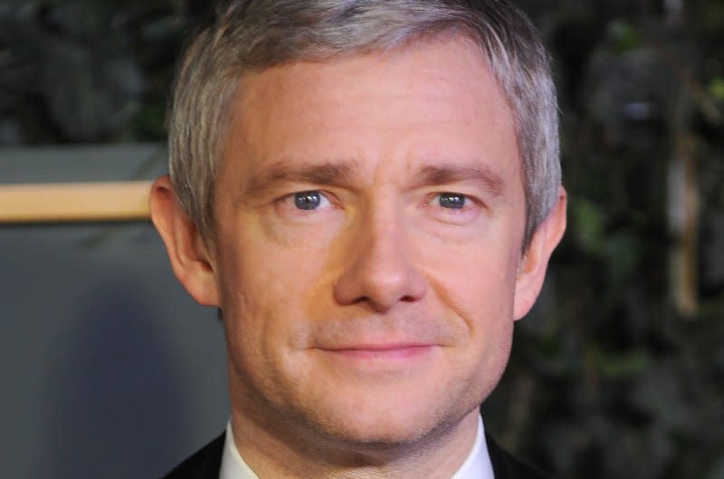 Martin Freeman attends the "Evening Standard Theatre Awards" at The Old Vic in London in 2015. File Photo by Paul Treadway/ UPI