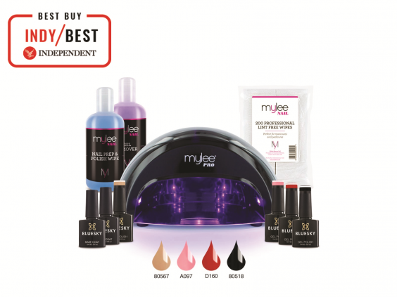 An at-home gel nail kit is the closest you can get to a salon visit (The Independent)