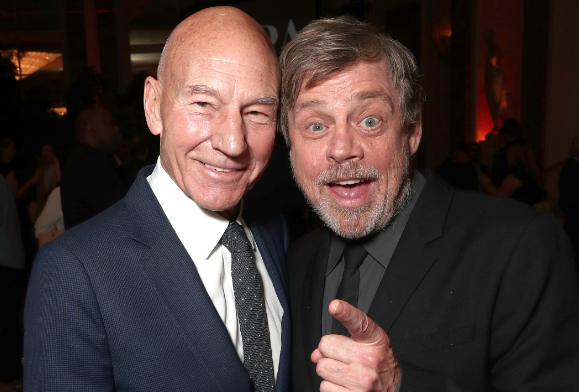 Sir Patrick Stewart and Mark Hamill (Credit: Todd Williamson/Getty Images)