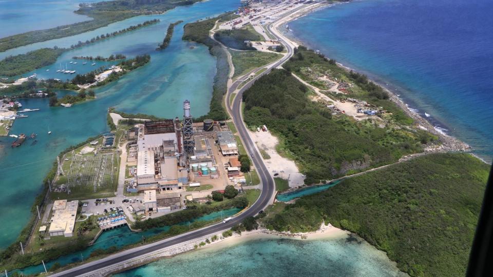 The Port of Guam is seen in June 2021. (U.S. Coast Guard)