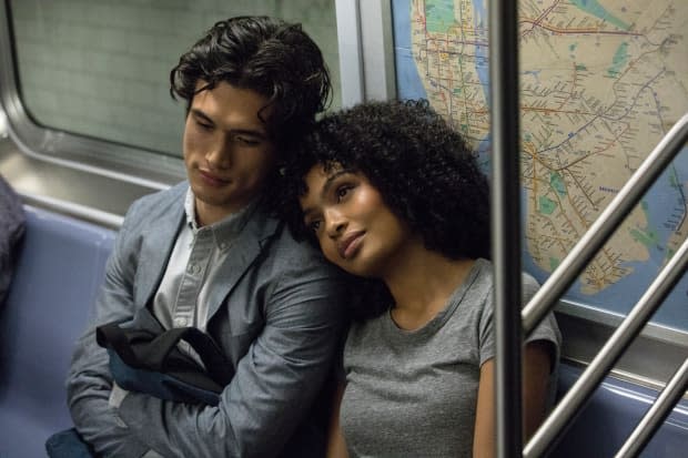 My heart ... Daniel (Charles Melton) and Natasha (Yara Shahidi). Photo: Atsushi Nishijima/Courtesy of Warner Pro. Pictures