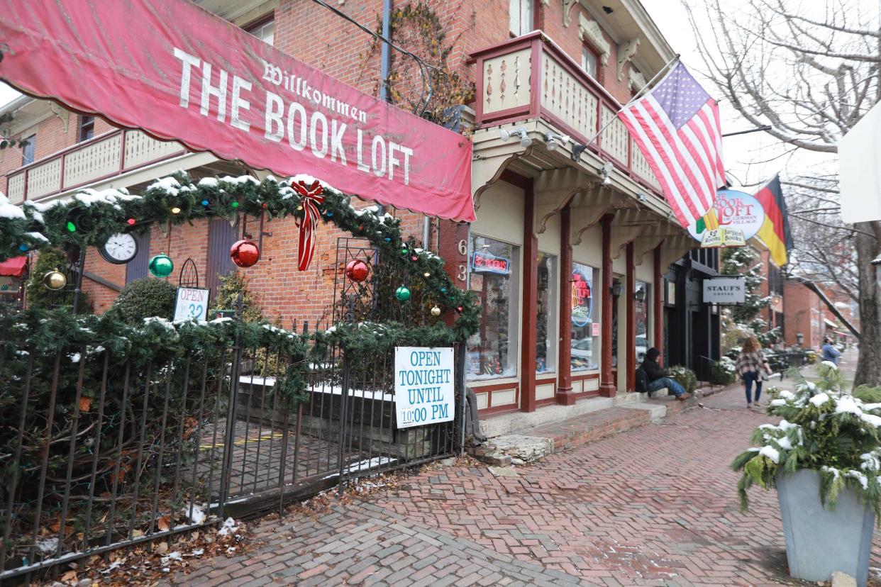 The Book Loft, a 32-room bookstore, and Stauf's Coffee are mainstays of German Village's South Third Street businesses.