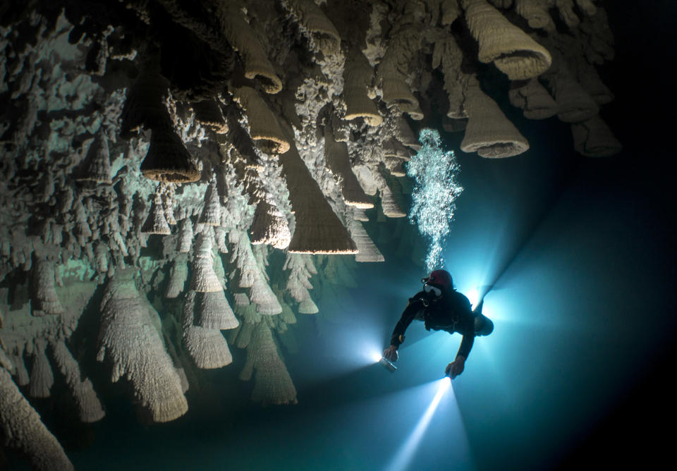 Cenote Zapote. (Martin Broen/Caters News)