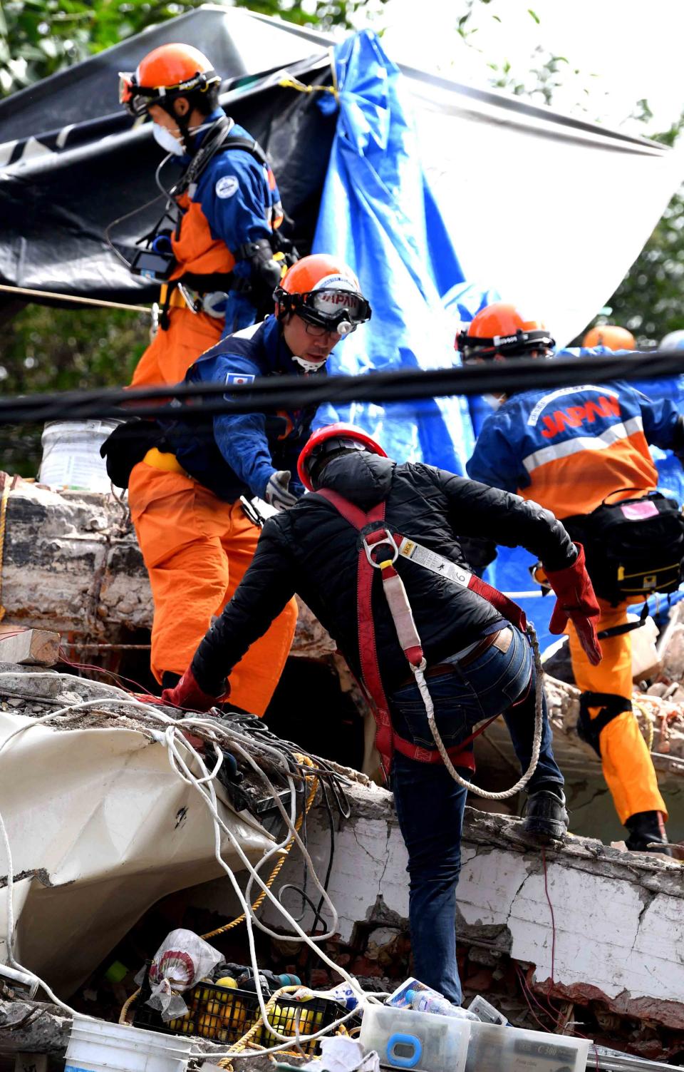 ¿Por qué enamoró a México el equipo japonés de rescate?