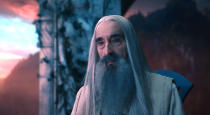 Christopher Lee in New Line Cinema's "The Hobbit: An Unexpected Journey" - 2012