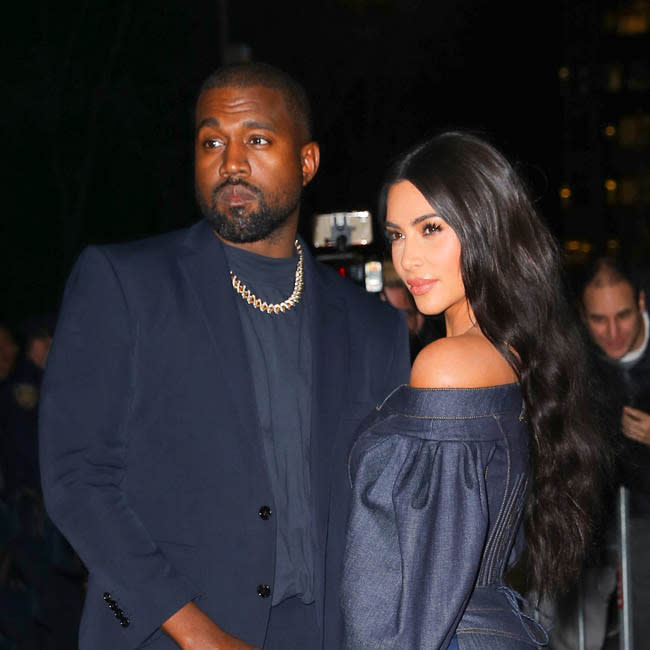 Kanye West y Kim Kardashian durante su matrimonio credit:Bang Showbiz