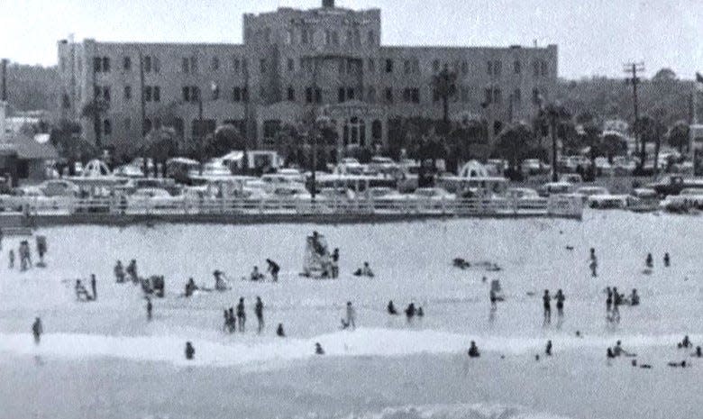 This is a photo of the old Flagler Beach Hotel at 111 S. Daytona Ave. in Flagler Beach taken in July 1962. The four-story hotel was built by Dana Fellows Fuquay and George Moody and had its grand opening on July 4, 1925. It was torn down in 1972. Ormond Beach developer Manoj Bhoola of Elite Hospitality on Monday, Oct. 23, 2023, confirmed plans to break ground on a new 3-story Compass by Margaritaville Hotel on the 1.3-acre site that he hopes to open in early to mid-2025.