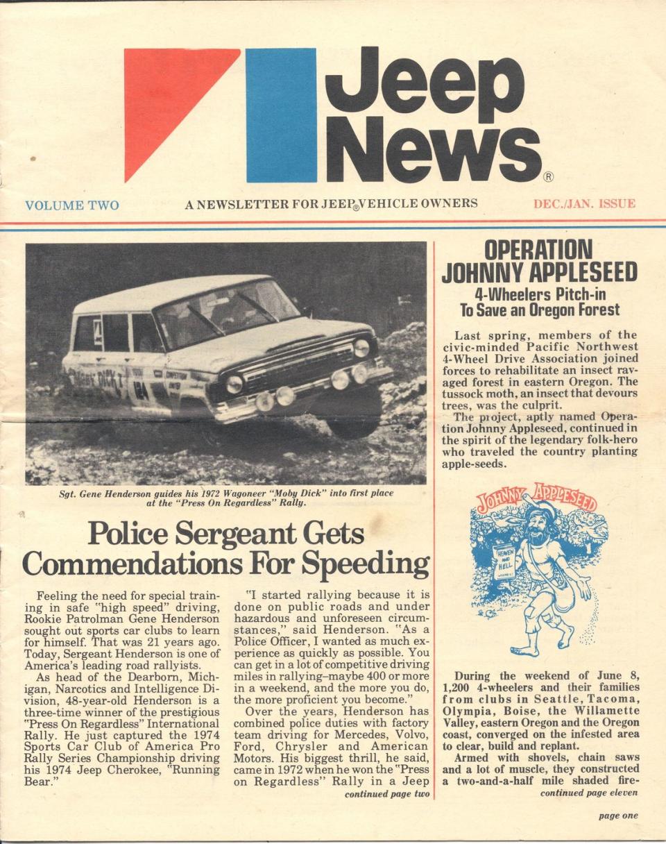 jeep ad 1972 rally victory wagoneer gene henderson