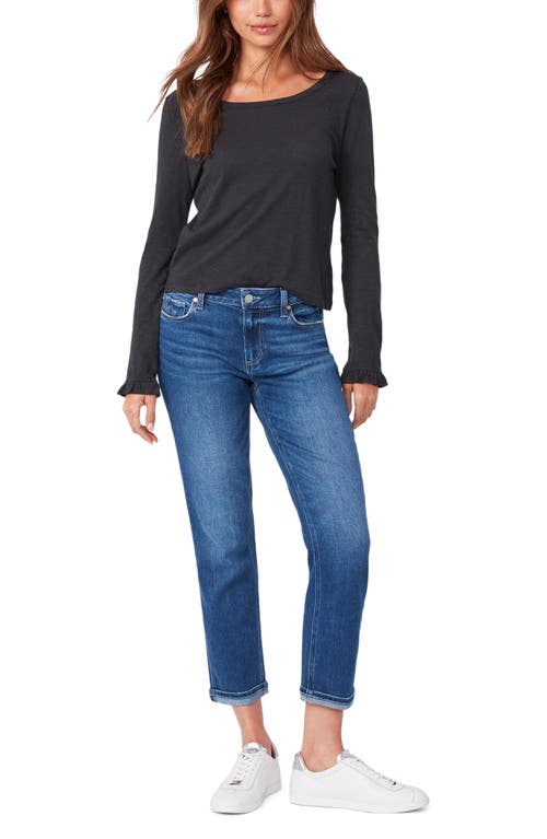 Marilyn Straight Ankle Jeans In Petite With Multi-Row Stitching