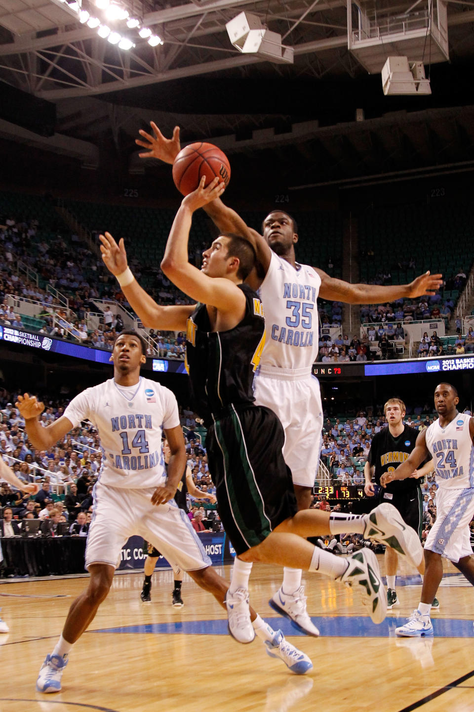 NCAA Basketball Tournament - Vermont v UNC