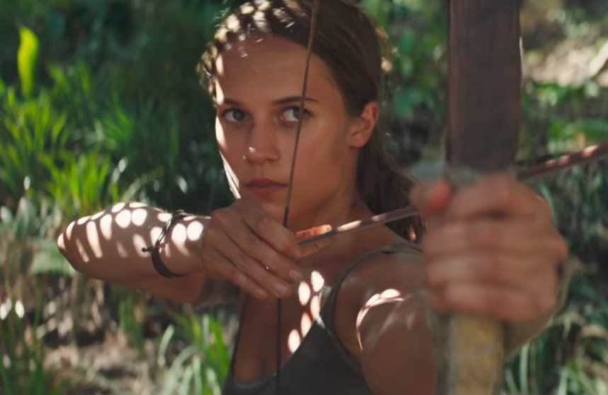 Watch Alicia Vikander escape death *so* many times in the first trailer for “Tomb Raider”