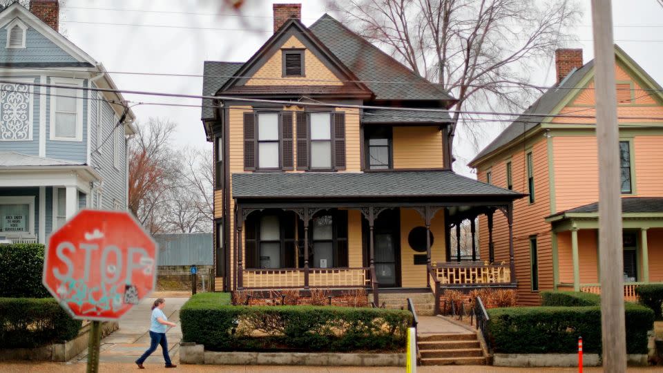 Martin Luther King jr. was born and lived the first 12 years of his life in this home in Atlanta, according to the <a href="https://www.nps.gov/malu/planyourvisit/birth_home_tours.htm">National Park Service</a>, - David Goldman/AP