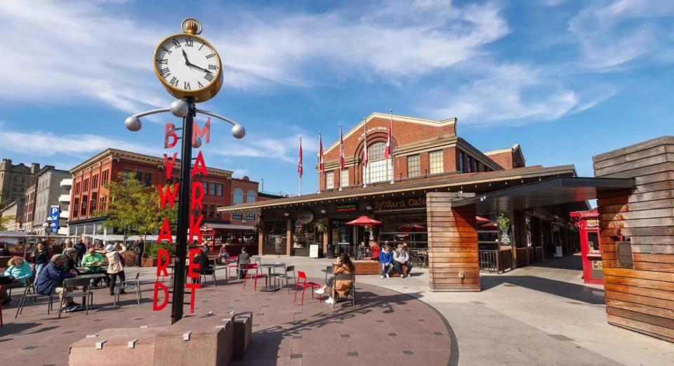 Dreessen spent a lot of time in Ottawa's ByWard Market, seen in this undated photo, when he worked as a chef. In 2020, he proposed a car-free plan to rejuvenate it as a tourist destination.