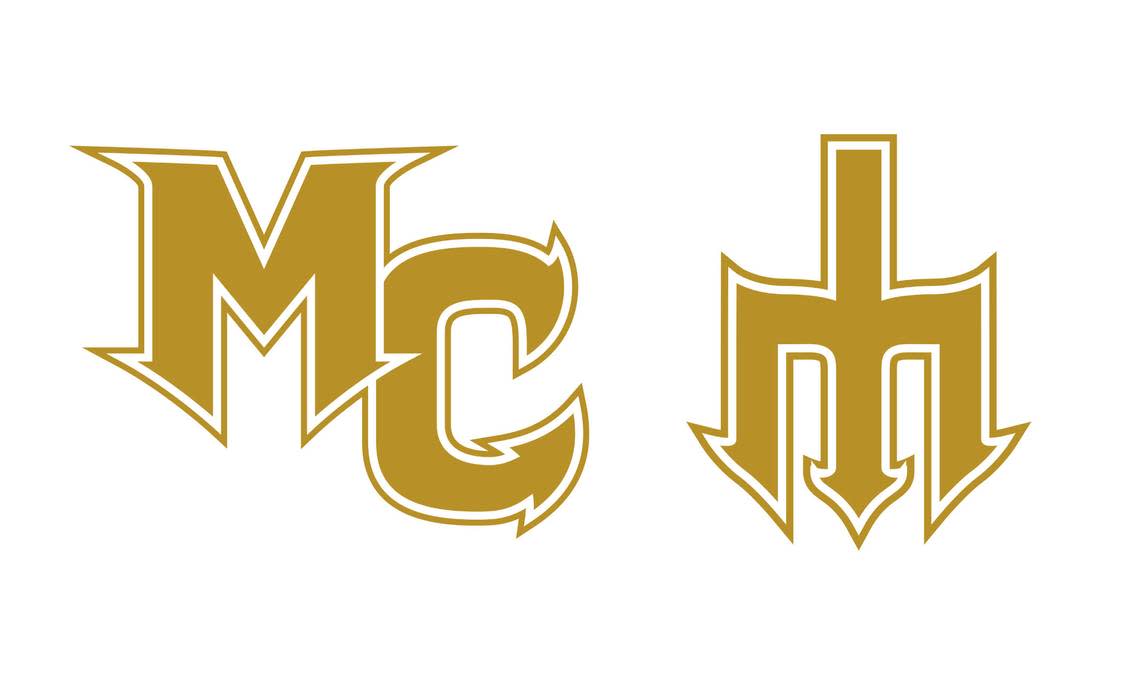 Merced College released a new version of the school’s popular trident logo along with a new “MC” monogram logo as part of a series of fresh new logos and wordmarks for its athletics teams and spirit branding this week.