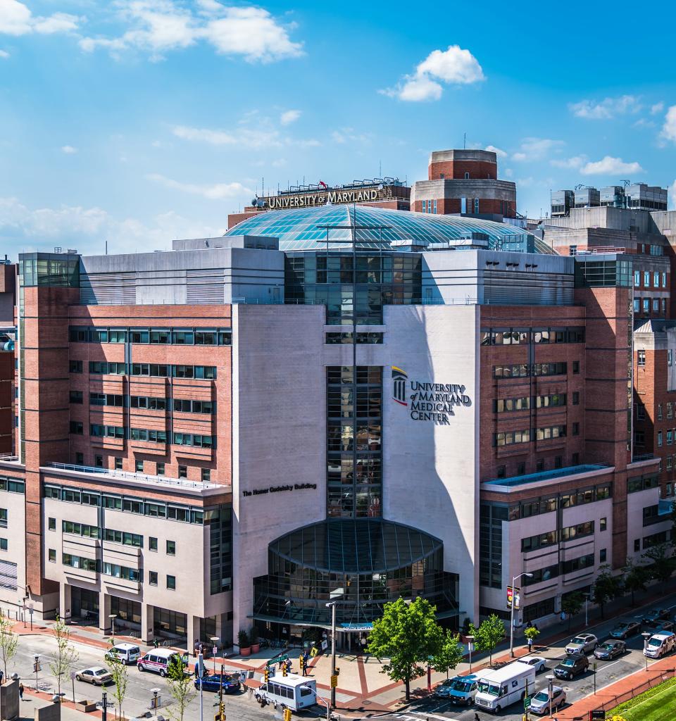 University of Maryland Medical Center in Baltimore.