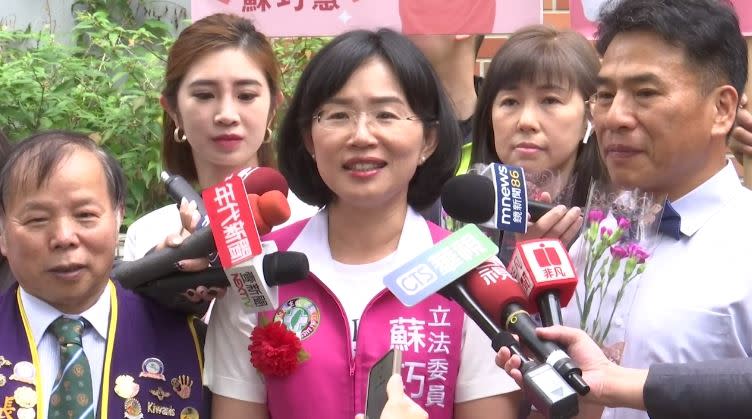 民進黨立委蘇巧慧今（5）日出席「牽阿母ㄟ手－樹林區慶祝母親節感恩音樂會」。