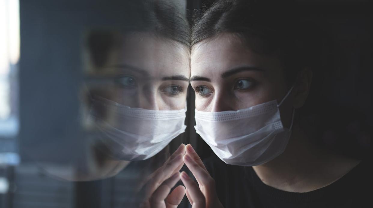 <span class="caption">Misinformation and lack of information during the pandemic have made it even harder for people to assess risk. </span> <span class="attribution"><a class="link " href="https://www.gettyimages.com/detail/photo/isolation-quarantine-coronavirus-covid-19-royalty-free-image/1213606250?adppopup=true" rel="nofollow noopener" target="_blank" data-ylk="slk:Xesai/Getty Images;elm:context_link;itc:0;sec:content-canvas">Xesai/Getty Images </a></span>