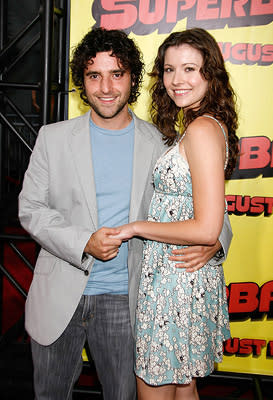 David Krumholtz and guest at the Los Angeles premiere of Columbia Pictures' Superbad