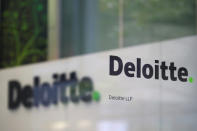 FILE PHOTO: Offices of Deloitte are seen in London, Britain, September 25, 2017. REUTERS/Hannah McKay/File Photo