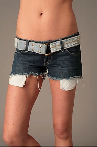 Free People Frayed Chambray Side Stretch Belt ($20, originally $48)