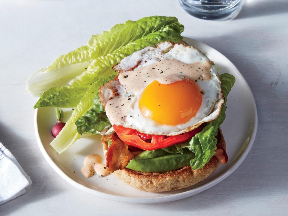 Fried Egg–Avocado Sandwiches