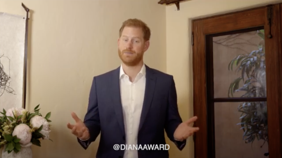 Prince Harry spoke about the upcoming unveiling of the statue to his mother. (Diana Award)