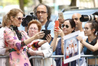 <p>Celine Dion leaves her hotel in Paris, France, on July 18, 2017. (Photo by Mehdi Taamallah/NurPhoto via Getty Images)</p> 