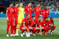 <p>England at the ready (AP) </p>