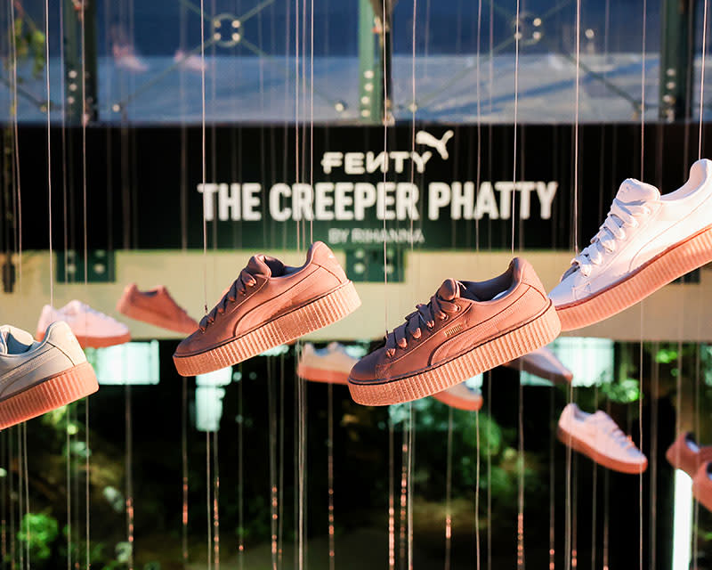 Rihanna Brings Fenty x PUMA to London with The Creeper Phatty Earth Tone Experience