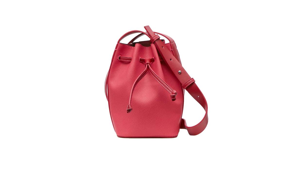 Mini fuschia bucket bag (Photo: French Connection)