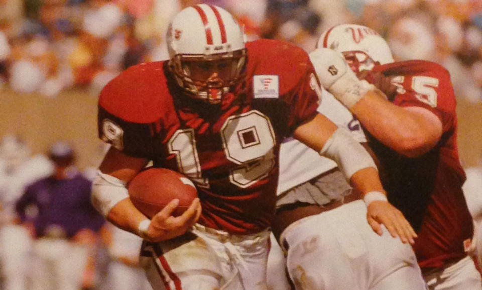 Rene Ingoglia was a two-time All-American running back at UMass. (Courtesy of Rene Ingoglia)