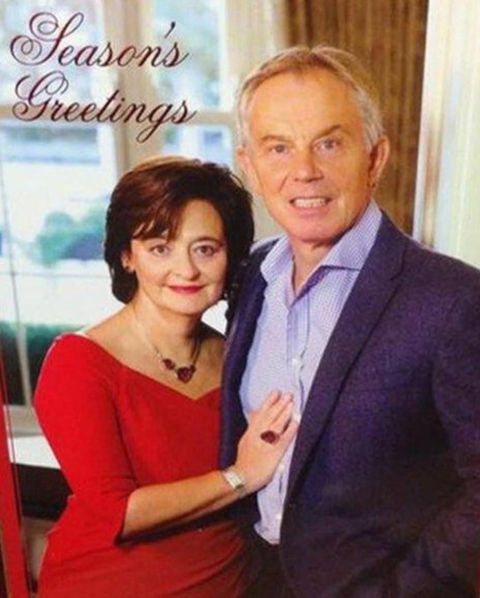 Tony Blair Christmas card 2014