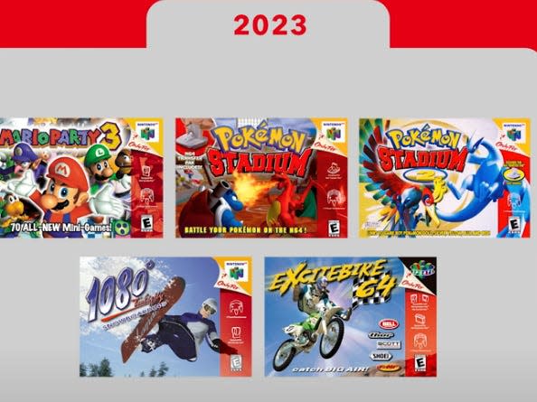 Along with GoldenEye 007, classic Nintendo 64 games shown that are coming to the Nintendo Switch Online service