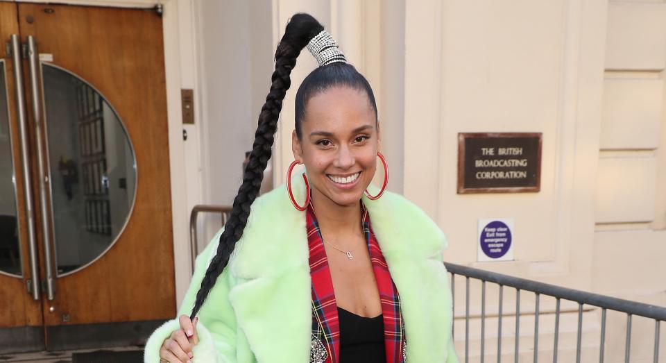 Alicia Keys has revealed how she limits the number of toys she buys her children to teach them the "value of money and gratitude" [Image: Getty]