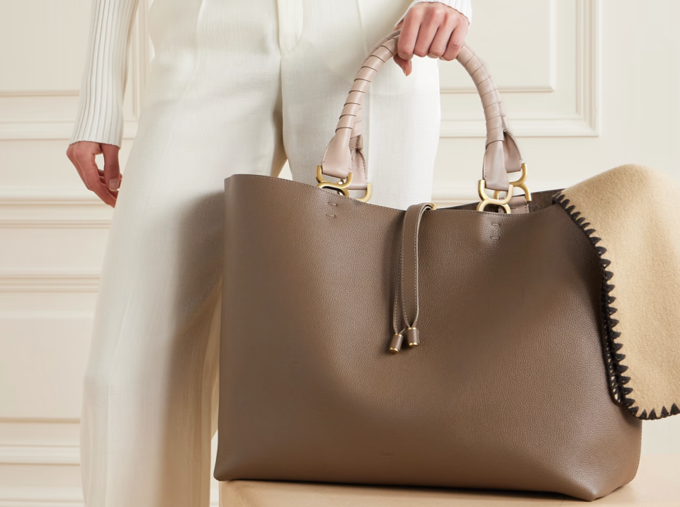 Chloé + Net Sustain Marcie large leather tote. (PHOTO: Net-A-Porter)