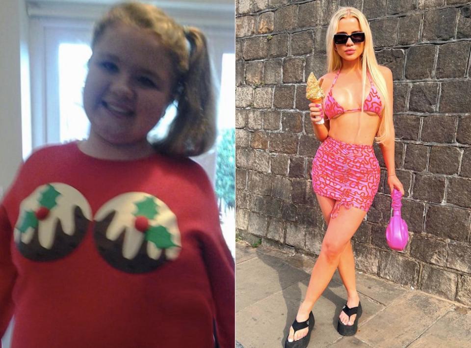 Daniella Hemsley went from a size 20 to a size 8. (@daniella.hemlsey/CATERS)